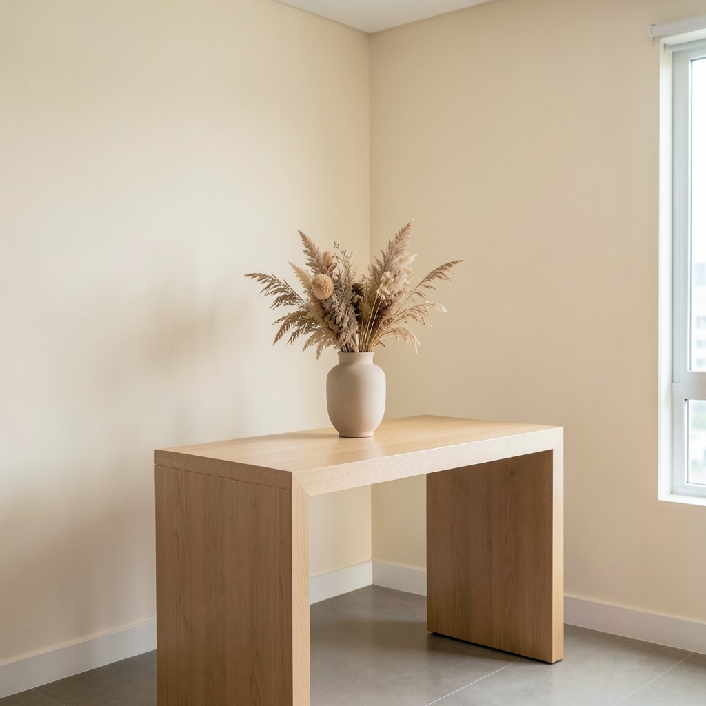 Reception area of a Bangkok consulting office with soft daylight